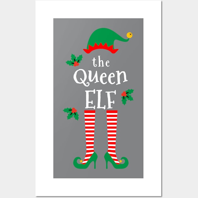 The Queen Elf Family Matching Christmas 2020 Gift  Wall Art by NiftyGiggles